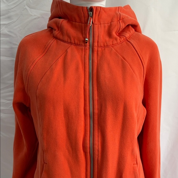 lululemon athletica Tops - lululemon Scuba Hoodie Full Zip Sweatshirt – Burnt Orange – Size 12